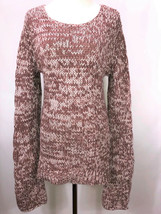 Theory Chunky Knit Long Cotton Nylon Stretch Pullover Sweater Tunic Ligh... - $25.50