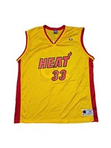 Vintage RARE Alonzo Mourning  Champion Miami Heat Gold jersey size 48 XL  - $83.30