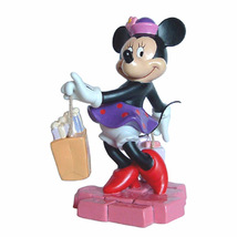 Disney Mickey &amp; Friends Collection Minnie Mouse Shop Till You Drop Figurine - £19.70 GBP