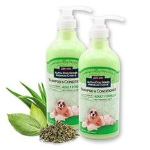 Alpha Dog Series Natural Adult Dog Grooming Bath Shampoo and Conditioner with Al - £27.86 GBP