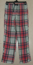 New Womens Victoria&#39;s Secret Super Soft Plaid Flannel Lounge Pajama Pant Size S - £22.38 GBP