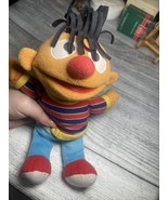 Sesame Street Ernie Muppets 11” Plush Fisher Price Mattel 2002 Stuffed A... - $283.64 MXN