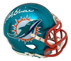 Bob Griese Signé Miami Dolphins Mini Flash Vitesse Casque Bas ITP - £106.22 GBP