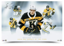 Shane Wright Autographed Kingston &quot;2020 CHL ROY&quot; 16&quot; x 24&quot; Photograph UDA - £424.36 GBP