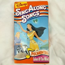 Pocahontas Disney Sing Along VHS Cassette Tape Singalong - £8.02 GBP