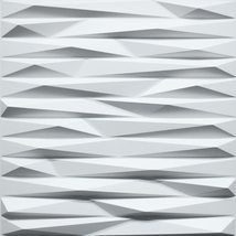 Dundee Deco 3D Wall Panels - Modern Wave Board Paintable White PVC Wall Paneling - £6.23 GBP+