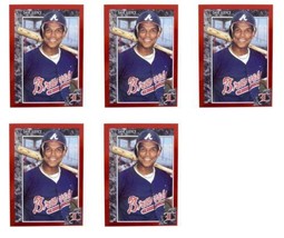 (5) 1992 Legends #39 David Justice Baseball Card Lot Atlanta Braves - £5.36 GBP
