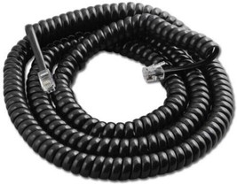Mitel 25Ft Black Handset Curly Cord for IP 5000 Series Phones New - £4.63 GBP