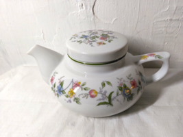 Andrea By Sadek Lidded Teapot For One w Floral Pattern Made In Japan Cor... - £10.75 GBP