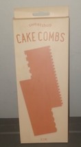 Sweetshop Cake Scraper Comb Set of 2 Decorating Baking - $7.50