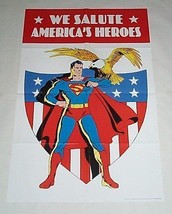 2001 Golden Age Superman poster! 34x22 DC comic book cover promo poster:JLA/JSA - £19.77 GBP