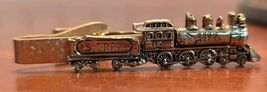 Railroad Sierra Locomotive Train Engine Vintage Tie Clip image 6