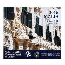 Malta Coins Set 2016 Euro 8 Coins Set BU Year Set Official Issue 00462 - $40.49