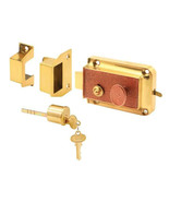 Segal Rim Deadlatch Cast Bronze Construction Polished Brass-Plated Finis... - $85.13