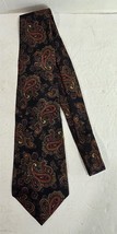 John Henry Multicolor Paisley 100% Silk Mens Necktie Neck Tie USA - $18.81