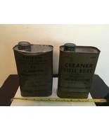 Vintage Military Rifle Bore Cleaner &amp; Oil Lubricating 1 Quart Cans Lot o... - £26.16 GBP