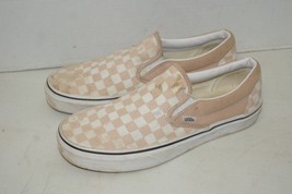 Uni Sex Vans Classic Slip On. Pink checkerboard. Size 8.5 - $19.79