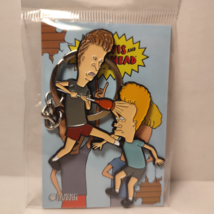 Beavis and Butthead Plunger Harassment Keychain Official Metal Keyring - £12.91 GBP