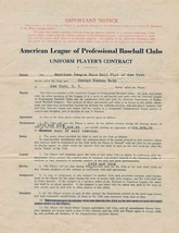 1919 Babe Ruth Signed Contract ALL 3 PAGES!! New York Yankees Replica SWAT - £2.38 GBP
