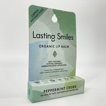 Lasting Smiles Peppermint Creme Organic Lip Balm (0.15 oz) Dermatologist... - $94.62 MXN