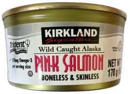 Kirkland Signature Wild Caught Alaska Pink Salmon Boneless &amp; Skinless 6 ... - $9.10