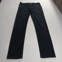 Second Image Women's Black Denim Skinny Jeans Mid Rise Size 28 (30×31.5) image 10