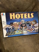 Vintage 1987 Milton Bradley MB HOTELS Real Estate Board Game Missing Ite... - $113.85