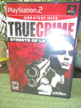 True Crime: Streets of L.A. ~ (Sony PlayStation 2, 2003) ~ CIB Complete - £6.05 GBP