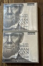 Abraham Lincoln: The Prairie Years and The War Years - Audio Book 37 Cd Disc Set - £45.87 GBP