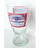 Budweiser Beer Glass Tall Mug  Official Product Tapered - £9.45 GBP