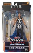 Thor: Love and Thunder Marvel Legends King Valkyrie 6-Inch Action Figure Hasbro - £11.83 GBP