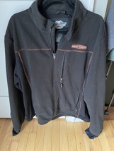 Harley Davidson Fleece Jacket Womens XL Zip Up Pockets Casual - $31.78