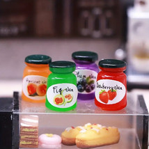Dollhouse Old Fashion Jam Jars, Pretty Colors 1/12 Scale Random 2 Piece Set - €2,30 EUR