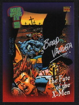 Brad Vancata SIGNED 1993 Marvel Universe Art Card ~ Fate of the X-Men - £11.67 GBP