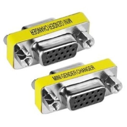 DB15 - HD 15-Pin VGA / SVGA Gender Changer Adapter F-F - $3.61