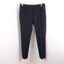 Tahari Arthur Levine Women&#39;s 10 Black Slim Straight Leg Dress Trouser Pants - £14.38 GBP
