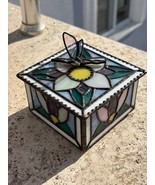 Stained Glass jewellery box, Treasure glass box, Dragonfly jewellery box - €192,49 EUR