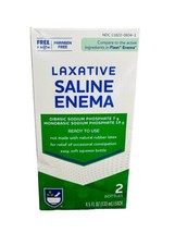 2 Bottles) Rite Aid Saline Enema Laxative 4.5 fl oz each Ready To Use - $16.71