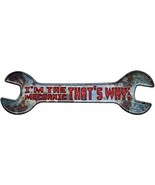 Im The Mechanic Novelty Metal Wrench Sign W-148 - $37.96 CAD