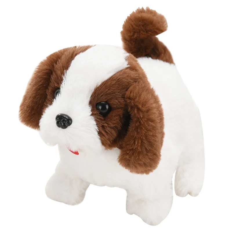 Plush Walking Barking Retriever Simulation Dog Interactive Puppy Electronic Toys - £15.26 GBP
