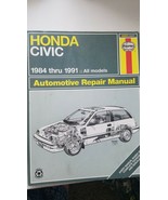 1984 - 1991  Haynes Honda Civic All Models Automotive Repair Manual - $32.00