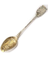 Heidelberg Schloss (Castle) Germany Souvenir Spoon 800 Silver Embossed G... - $18.95