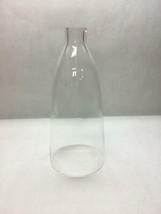 VINTAGE Glass HURRICANE Chimney CANDLE Cover CLEAR Handmade THICK Cut PLAIN - $15.14