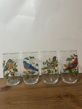 MCM West Virginia Glass Songbird Set Of 4 Highball/Tumblers - $47.52