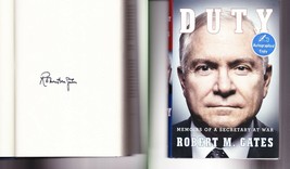 Duty SIGNED Robert M. Gates NOT Personalized! Hardcover 2014  - £15.14 GBP