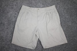 Tommy Bahama Shorts Men 34 Tan Silk Rayon Casual Comfort Chino - $17.99