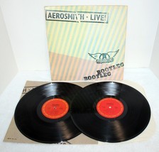 Aerosmith Live Bootleg ~ 1978 Columbia PC2-35564 ~ Gatefold 2 LP Record - £32.06 GBP