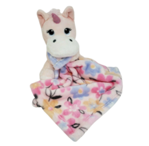 Little Beginnings Baby Pink Unicorn Flower Security Blanket Stuffed Plush Soft - £36.60 GBP