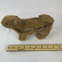 VTG Gund 1987 Squirrel Weasel Chipmunk Standing Brown Plush Stuffed 8” - £9.64 GBP