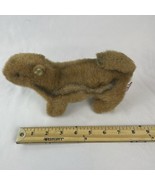 VTG Gund 1987 Squirrel Weasel Chipmunk Standing Brown Plush Stuffed 8” - £9.54 GBP